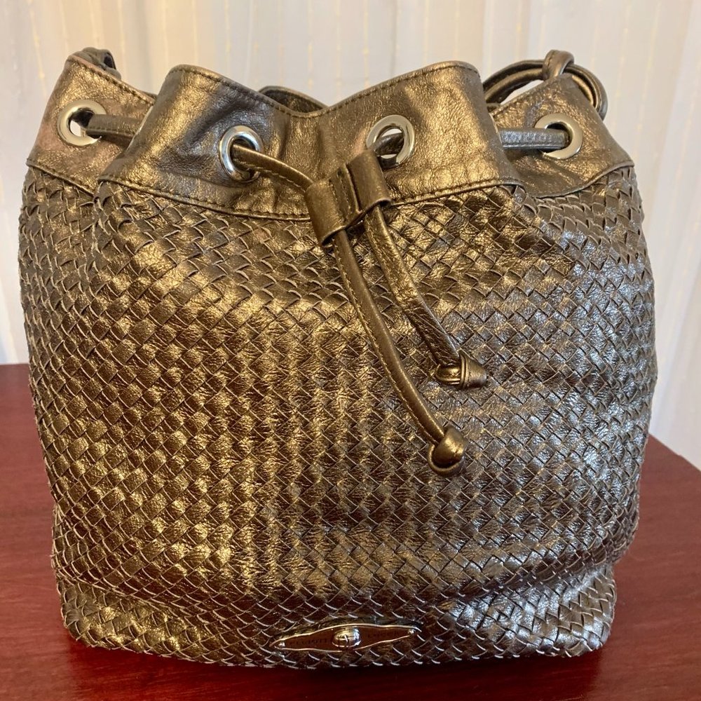 Super Fun Gold Slouchy Bag